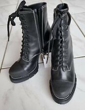 Zara Plateau Stiefeletten Gr. 38 schwarz