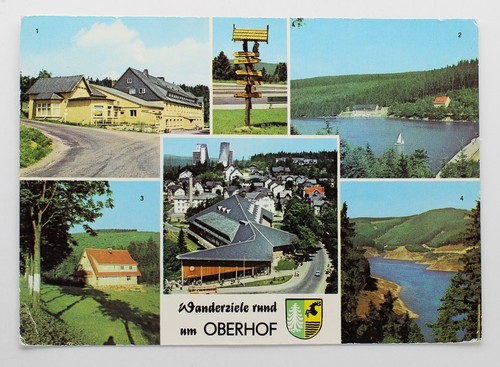 Postkarte wanderziele rund - -,