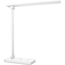 Schreibtischlampe LED Tischlampe Dimmbar Nachttischlampe 800LM 3 Farben und 5...