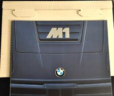 BMW M1 Katalog spiralgebunden deutsch neuwertig