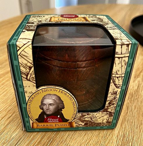 Barrel puzzle great minds - puzzle,