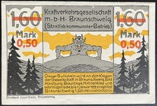 50 Pfennig Braunschweig 1921