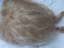 Puppenperücke/Tressenkäppchen - Mohair ? passt zum Puppenkopf aus Angebot