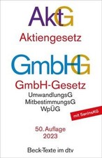 Aktiengesetz, GmbH-Gesetz: mit