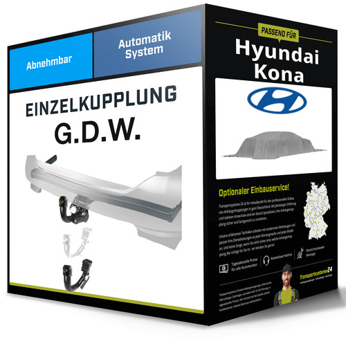 Abnehmbare anhängerkupplung - abnehmbare,