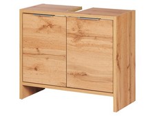 LIVARNO home Waschbeckenunterschrank »Verona«, Wotan-Eiche-Nachbildung - B-Ware 
