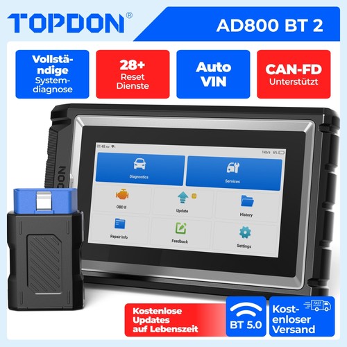 Topdon ad800 kfz obd2 - ad800, bt