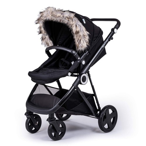 Kinderwagen fellkapuze besatz - fellkapuze,