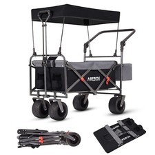Arebos bollerwagen mit - arebos, dach