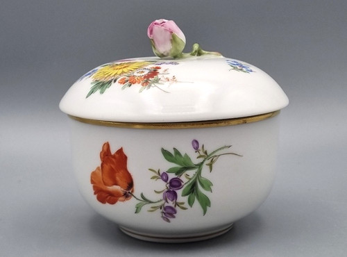 Meissen porzellan deckeldose - meissen,