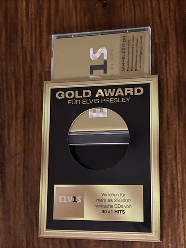 Gold award für elvis - award,
