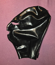 Latex Maske, schwarz für