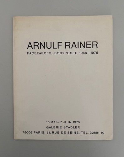 Arnulf rainer facefarces - arnulf, rainer: