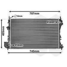 Van Wezel Wasserkühler für Opel Signum Vectra C GTS Saab 9-3 1,6 - 2,0
