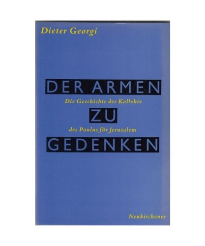 Der armen gedenken - gedenken:, die