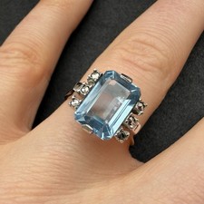 Vintage Ring Silber Art Deco