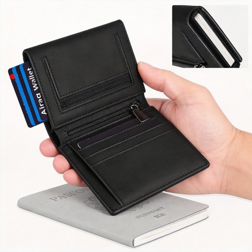 Leder kreditkartenetui rfid - pu, kreditkartenetui-rfid
