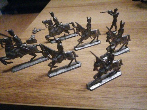 Konvolut alte zinnsoldaten - konvolut,
