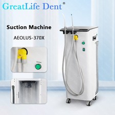 300L/min Portable Dental Suction Mobile Vacuum Pump High Power Aspirator Phlegm