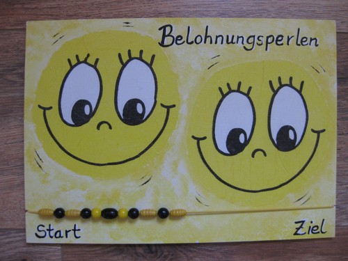 Belohnungstafel smiling - belohnungstafel, "smiling