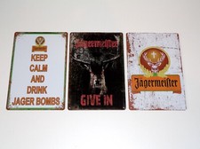 3x Blechschilder 20x30cm