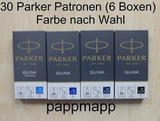 30 Parker Quink Tintenpatronen