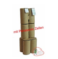 Akkupack AEG P9.6/A13 9,6V 3000mAh Ni-MH zum Selbsteinbau mit Panasonic Akkus