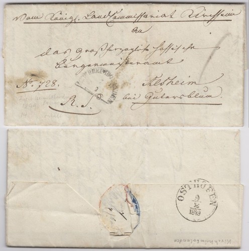 Bayern brief 1849 von - brief,