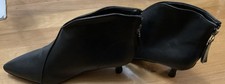 Damen Stiefeletten Schwarz – Größe 38 – Reißverschluss hinten – Kitten Heel