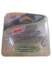 Berkley Powerbait Swimbait HollowBelly Angelköder Grün 3 Stück Forelle