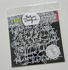 * Stencil * Balzer Design * Messy Writing *
