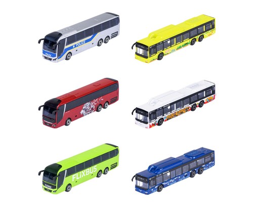 City man bus sort - man, 6-sort.