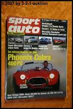 Sport Auto 8/89 Phoenix Cobra Audi Ur Quattro BMW 530i