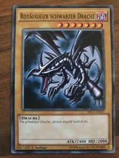 Yu-Gi-Oh! MIL1-DE027 Rotäugiger Schwarzer Drache Common NM 1st Ed