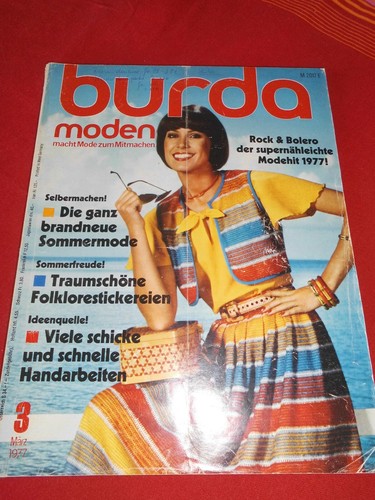 Burda moden märz 1977 - märz, 1977,guter