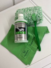 Jemako Auto-Set Abledertuch groß, Reinigungsschwamm langflor, Hochglanz-Shampoo