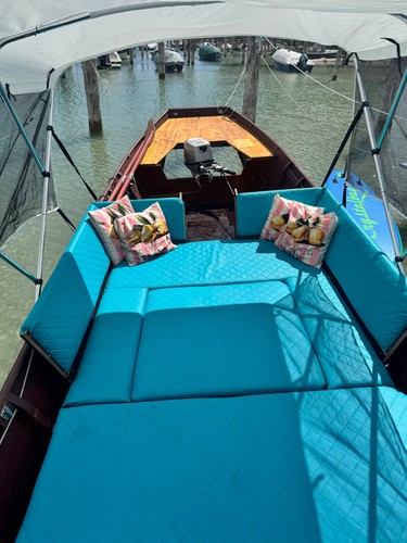 Weidling holzboot mit - mit, honda