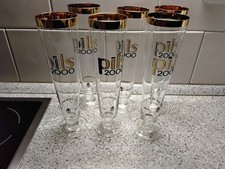 6 x Pils 2000 Biergläser, je