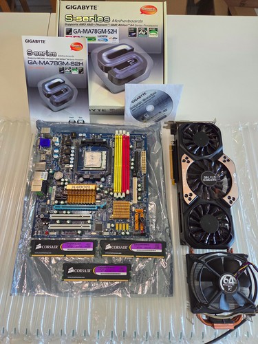 Gigabyte ma78gm ovp athlon - gigabyte,