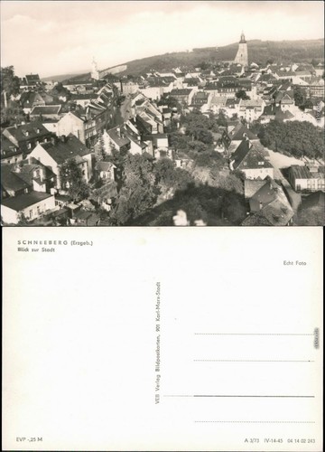 Ansichtskarte schneeberg - ansichtskarte,