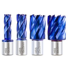 HSS Kernbohrer Ø12-30mm Weldon Schaft Hohlkernbohrer M2 Ringschneider Bohrkrone