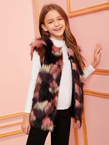 Shein mädchen weste mit - shein,