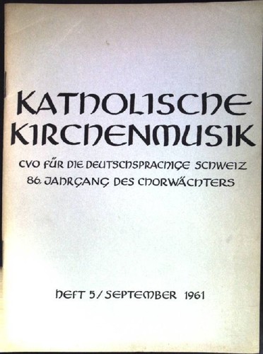 Eine neue psalmodie - eine, in