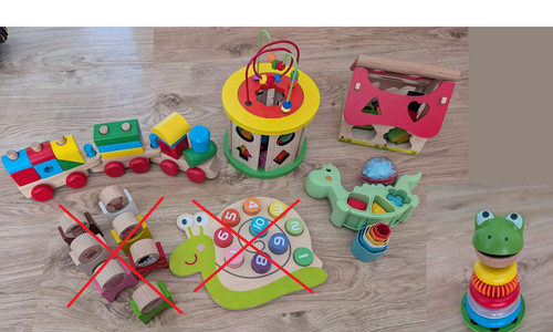 Kinderspielsachen verschiedene