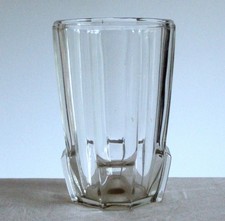 Art Deco Glasvase der Rudolfshütte in Eichwald, 30er Jahre, Entw. Karl Rudolf...