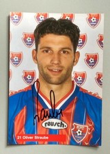 Oliver Straube Autogramm auf Autogrammkarte | Bayer 05 Uerdingen