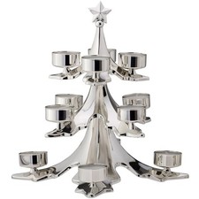 12 Teelicht Halter Christ Baum