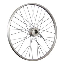 Laufrad 26 Zoll Vorderrad Hollandrad Shimano Nabendynamo DH-C3000 590-19 silber
