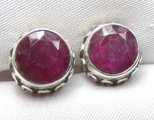 ❤️ Rubin Ohrstecker –