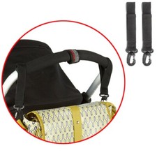 2 Babywagen Clips Tasche Buggy Set Haken Für Bugaboo Phil &teds Quinny Black Neu